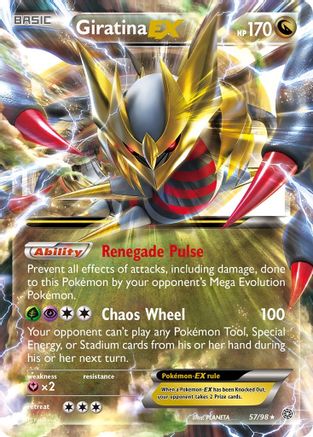 Giratina EX 057/98 - Holofoil XY Ancient Origins - Ultra Rare