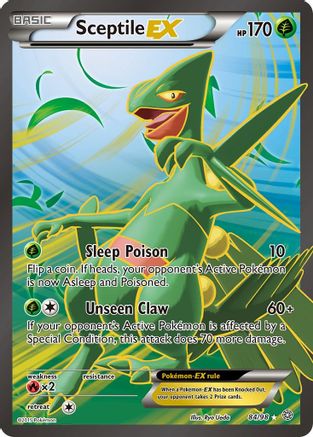 Sceptile EX (84 Full Art) (84 Full Art) 084/98 - Holofoil XY Ancient Origins - Ultra Rare