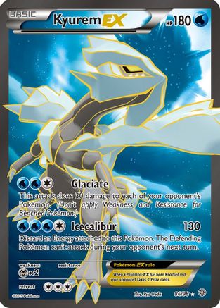 Kyurem EX (86 Full Art) (86 Full Art) 086/98 - Holofoil XY Ancient Origins - Ultra Rare