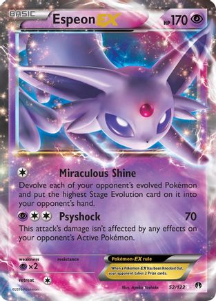 Espeon EX 052/122 - Holofoil XY BREAKpoint - Ultra Rare