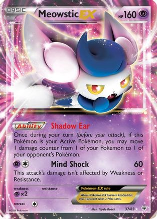 Meowstic EX 037/83 - Holofoil Generations - Ultra Rare