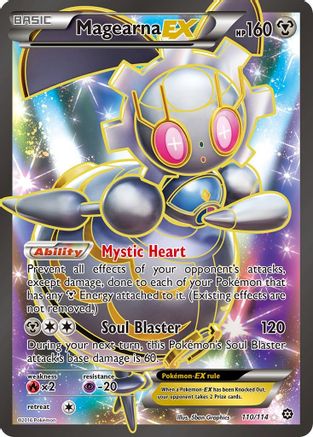 Magearna EX (Full Art) 110/114 - Holofoil XY Steam Siege - Ultra Rare