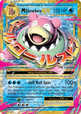M Slowbro EX 027/108 - Holofoil XY Evolutions - Ultra Rare