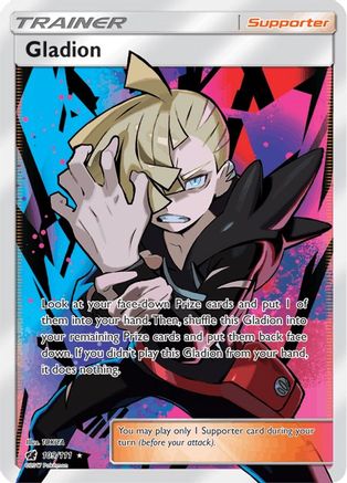 Gladion (Full Art) 109/111 - Holofoil SM Crimson Invasion - Ultra Rare