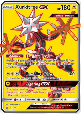 Xurkitree GX (Full Art) 142 - Holofoil SM Ultra Prism - Ultra Rare