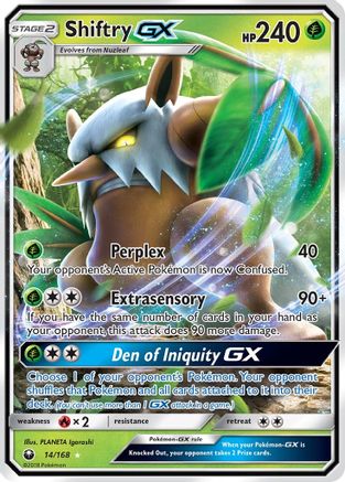 Shiftry GX 014/168 - Holofoil SM Celestial Storm - Ultra Rare