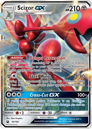 Scizor GX 090/168 - Holofoil SM Celestial Storm - Ultra Rare