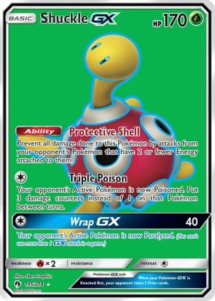Shuckle GX (Full Art) 195 - Holofoil SM Lost Thunder - Ultra Rare