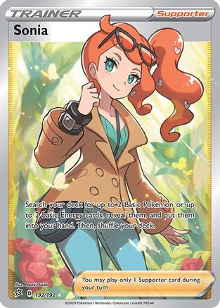 Sonia (Full Art) 192/192 - Holofoil SWSH02 Rebel Clash - Ultra Rare