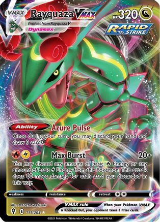 Rayquaza VMAX 111/203 - Holofoil SWSH07 Evolving Skies - Ultra Rare