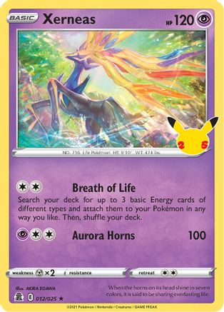 Xerneas 012 - Holofoil Celebrations - Holo Rare
