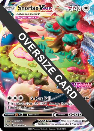 Snorlax VMAX 142/202 - Holofoil Jumbo Cards - Ultra Rare