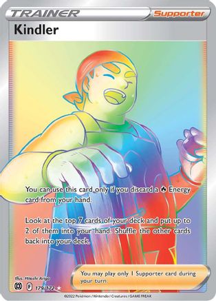 Kindler (Secret) 179/172 - Holofoil SWSH09 Brilliant Stars - Secret Rare