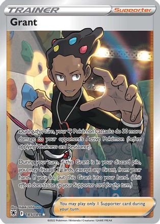 Grant (Full Art) 185/189 - Holofoil SWSH10 Astral Radiance - Ultra Rare