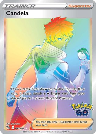 Candela (Secret) 083/078 - Holofoil Pokemon GO - Secret Rare