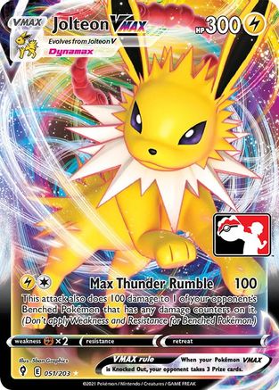 Jolteon VMAX 051 - Holofoil Prize Pack Series Cards - Ultra Rare