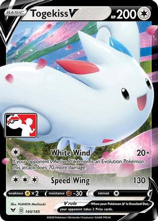 Togekiss V 140 - Holofoil Prize Pack Series Cards - Ultra Rare