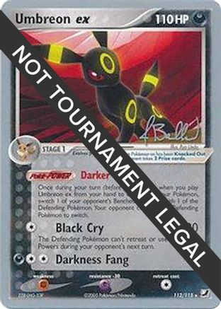 Umbreon ex - 2006 (Jimmy Ballard) 112 World Championship Decks - Ultra Rare