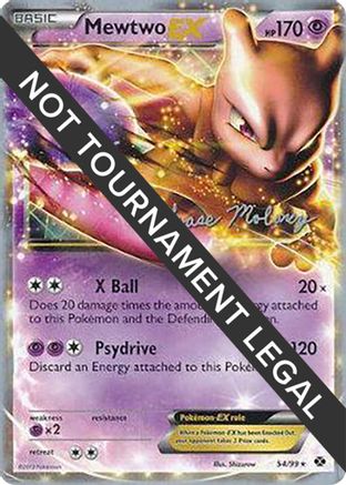 Mewtwo EX - 2012 (Chase Moloney) 054 World Championship Decks - Ultra Rare