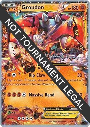 Groudon EX - 2015 (Alejandro Ng-Guzman) 085 World Championship Decks - Ultra Rare