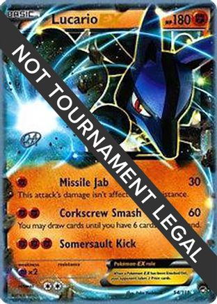 Lucario EX - 2015 (Rowan Stavenow) 054 World Championship Decks - Ultra Rare