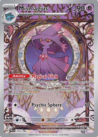 Mismagius 212/193 - Holofoil SV02 Paldea Evolved - Illustration Rare