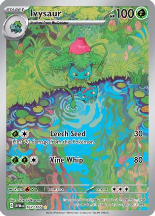 Ivysaur 167/165 - Holofoil SV Scarlet & Violet 151 - Illustration Rare