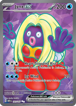 Jynx ex 191/165 - Holofoil SV Scarlet & Violet 151 - Ultra Rare