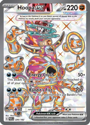 Hoopa ex 226/182 - Holofoil SV04 Paradox Rift - Ultra Rare