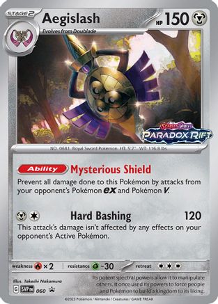 Aegislash (Prerelease) 060 - Holofoil SV Scarlet & Violet Promo Cards - Promo