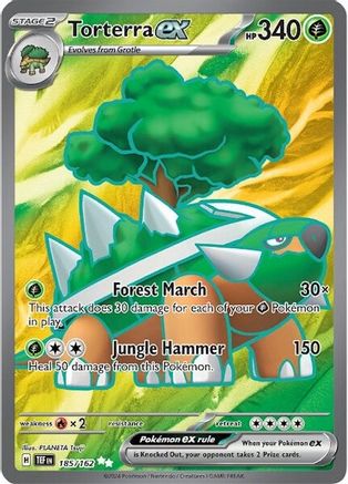 Torterra ex 185/162 - Holofoil SV05 Temporal Forces - Ultra Rare