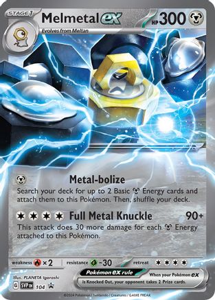 Melmetal ex 104 - Holofoil SV Scarlet & Violet Promo Cards - Promo
