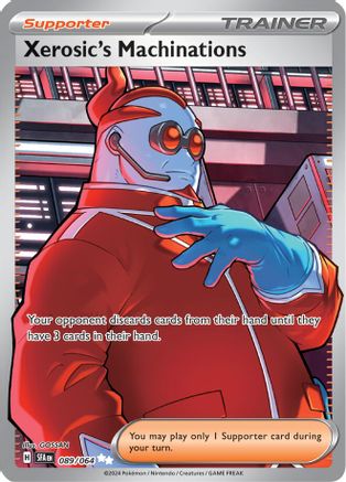 Xerosic's Machinations 089/064 - Holofoil SV Shrouded Fable - Ultra Rare