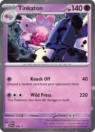 Tinkaton (Cosmo Holo) 140 - Holofoil SV Scarlet & Violet Promo Cards - Promo
