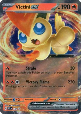 Victini ex 142 - Holofoil SV Scarlet & Violet Promo Cards - Promo