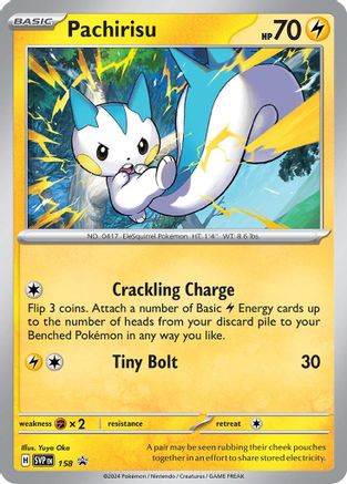 Pachirisu 158 - Holofoil SV Scarlet & Violet Promo Cards - Promo