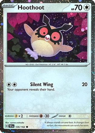 Hoothoot (Cosmos Holo) 126/162 - Holofoil SV Scarlet & Violet Promo Cards - Promo