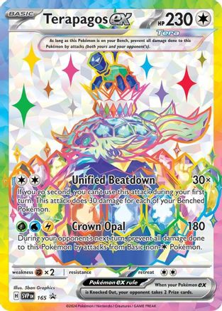 Terapagos ex 165 - Holofoil SV Scarlet & Violet Promo Cards - Promo