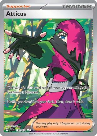 Atticus 133/131 - Holofoil SV Prismatic Evolutions - Ultra Rare