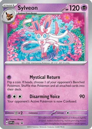 Sylveon (Cosmos Holo) 172 - Holofoil SV Scarlet & Violet Promo Cards - Promo