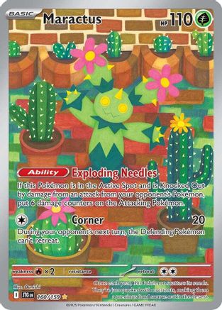 Maractus 160/159 - Holofoil SV09 Journey Together - Illustration Rare