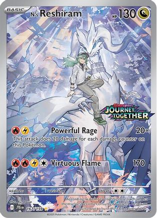 N's Reshiram (Journey Together Stamped) 167/159 - Holofoil Miscellaneous Cards & Products - Illustration Rare