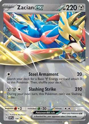 Zacian ex 198 - Holofoil SV Scarlet & Violet Promo Cards - Promo