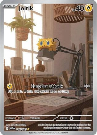 Joltik 116/086 - Holofoil SV White Flare - Illustration Rare