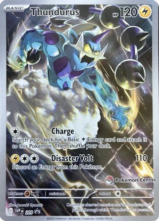 Thundurus (Pokemon Center Exclusive) 209 - Holofoil SV Scarlet & Violet Promo Cards - Promo