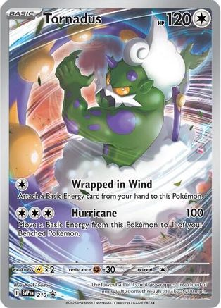 Tornadus 210 - Holofoil SV Scarlet & Violet Promo Cards - Promo
