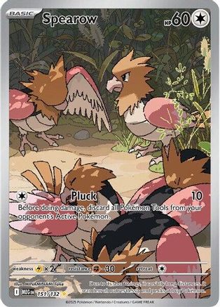 Spearow 151/132 - Holofoil ME01 Mega Evolution - Illustration Rare