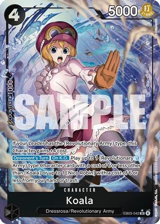 Koala (Alternate Art) (EB03-042) - Extra Booster: One Piece Heroines Edition Foil