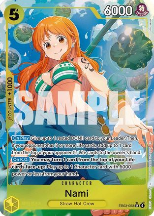 Nami (053) (Alternate Art) (EB03-053) - Extra Booster: One Piece Heroines Edition Foil