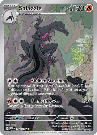 Salazzle 224/217 - Holofoil ME Ascended Heroes - Illustration Rare